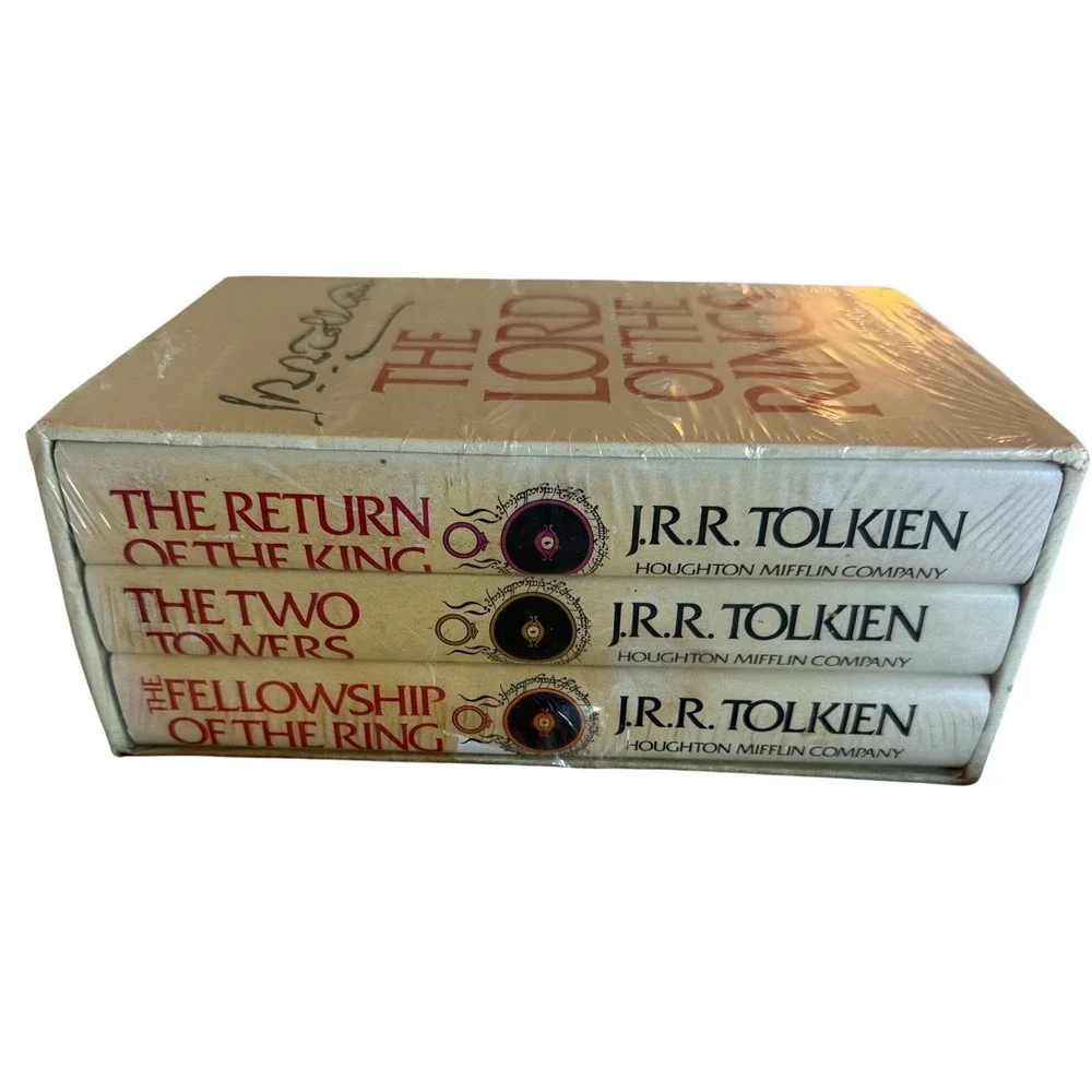 J.R.R. Tolkien The Lord of the Rings Box Set Sealed Houghton Mifflin 1978 Vintag